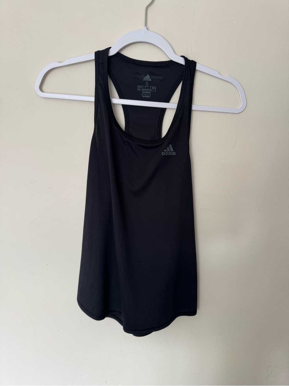 Adidas Black Racerback Athletic Tank Top